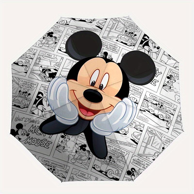 

Disney Mickey Mouse,Comic Strip Manual Opening and Closing Umbrella, 45-Rib Reinforced Folding Design, Lightweight