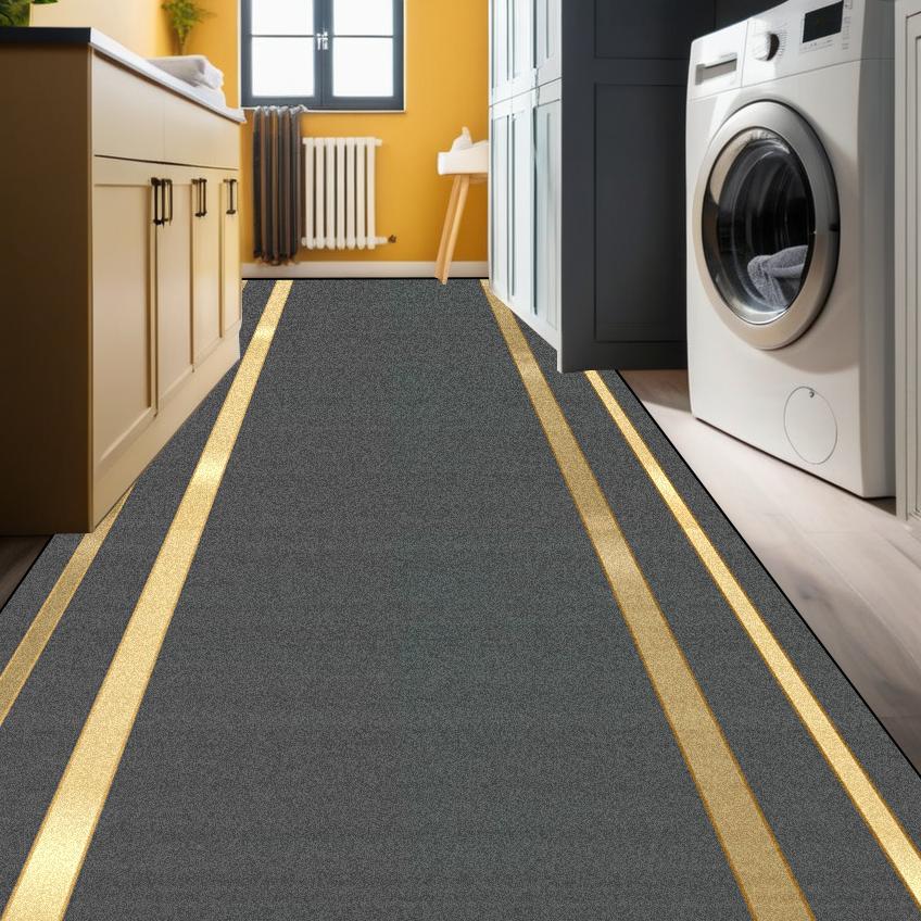 Modern Geometric Corridor Carpet Kitchen Decor Non-slip Runner Rugs Bathroom Passageway Entrance Door Mat Hotel Lobby Long Rugs