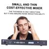 Ammoon MX 1200USB BT 12 Channel Mixing Console Mixer Built In 16 DSP Effects +48V Phantom Power Supports BT Connection