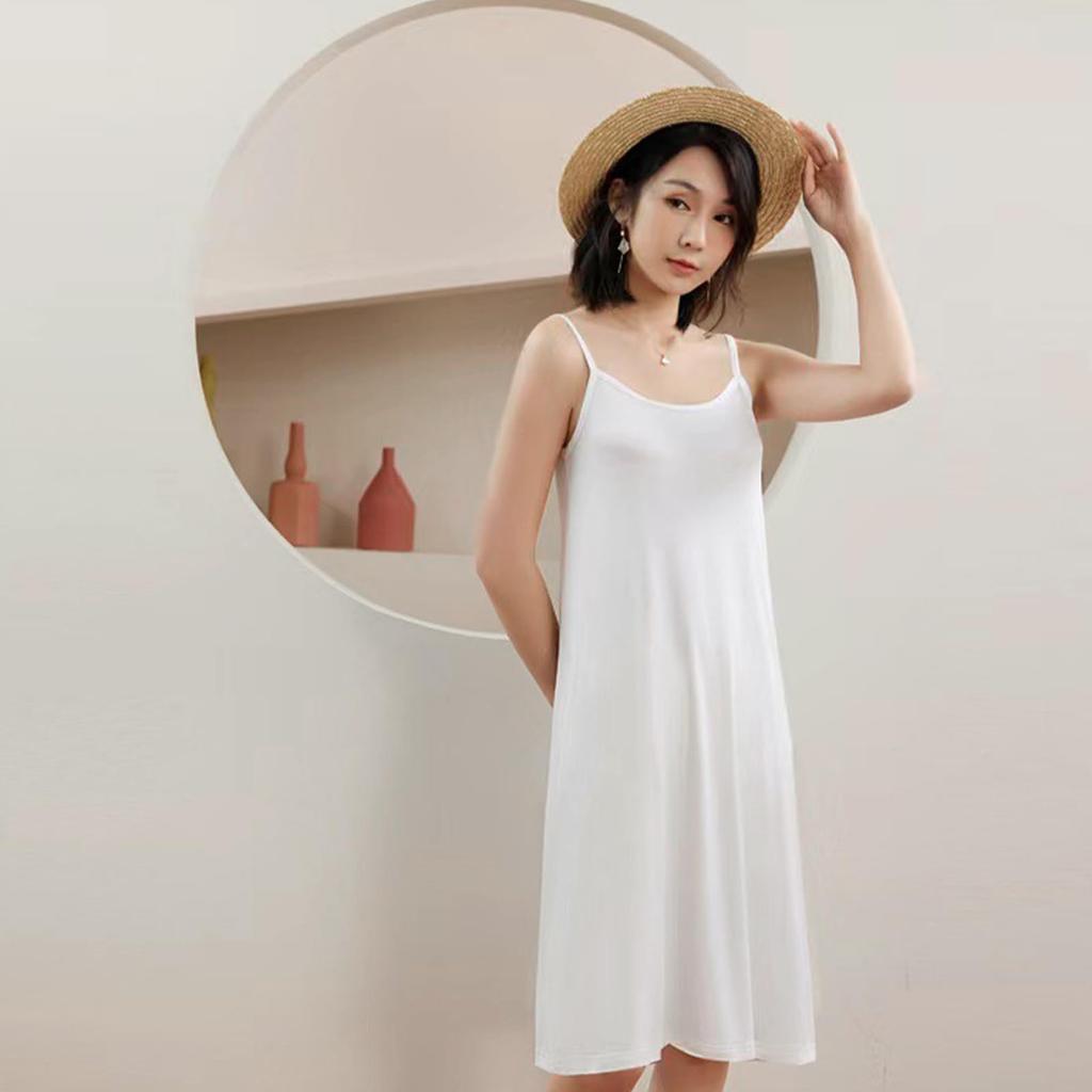 Moerstar Modal Camisole Tank Loose Solid Comfortable Relaxed All 4 Colors Women's Petticoat, Loungewear, Slip, Pajamas, Dress, Loungewear, Top,