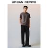 UR 2026 Autumn Men's Functional Casual Line-Pattern T-Shirt