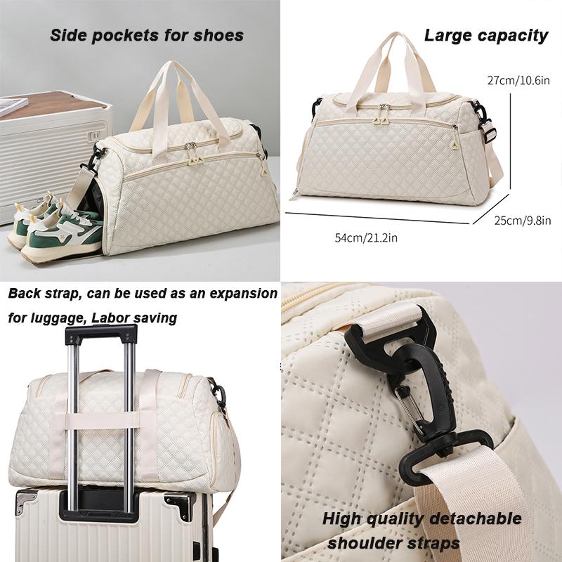 Oxford Travel Duffel Bag for Men Women Dry Wet Separation Sports Tote Gym Shoulder Bags Large Capacity Tote Bags