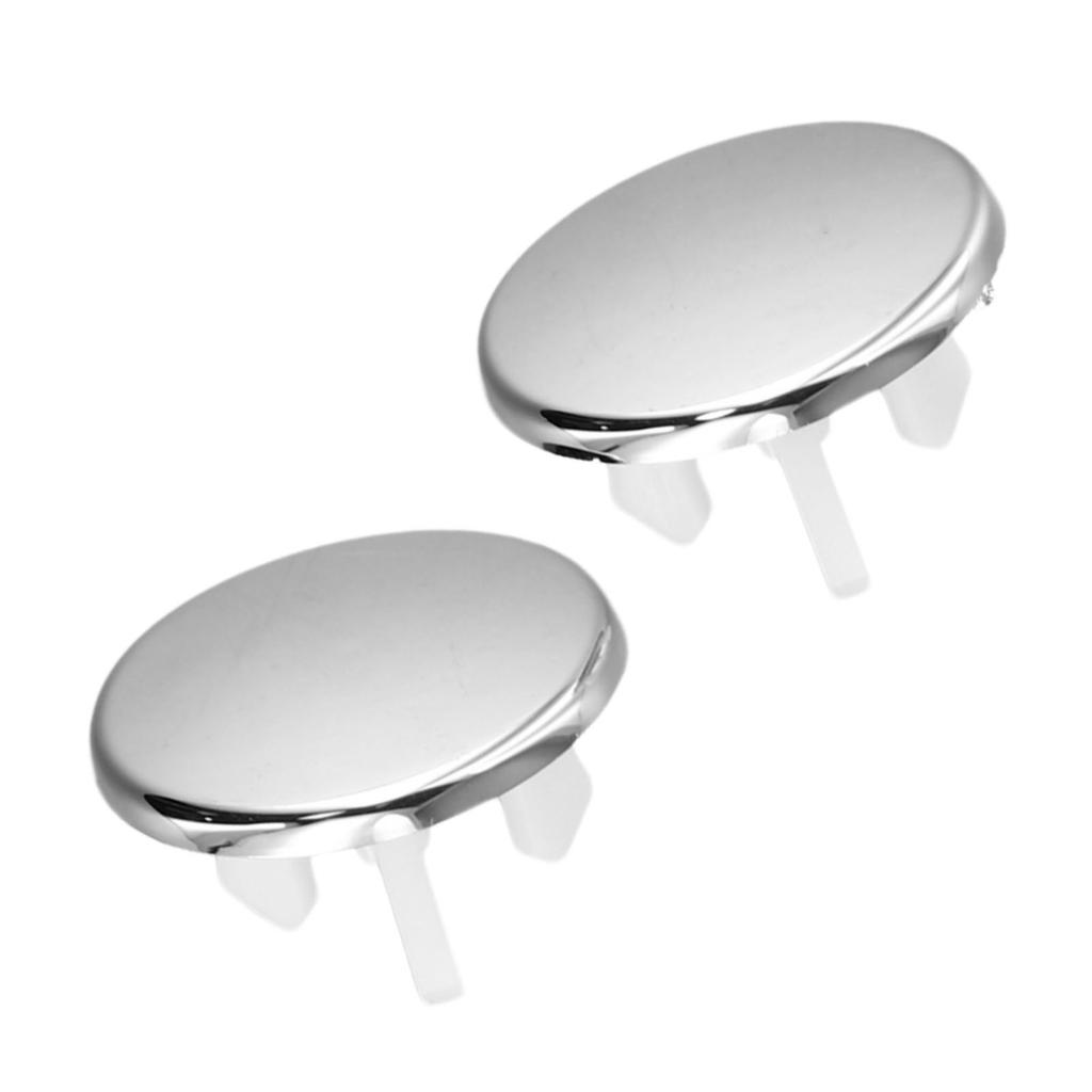 Round Trim Ring Replacement Cover for Bathroom Basin Sink Hole Overflow