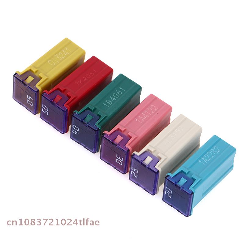YY30~Mini Square Fuse 32V 20A 25A 30A 40A 50A60A Automotive Car Fuse With Plastic Box