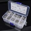 Stainless Steel Spring Lock Washers Metal O Rings Flat Gaskets Set Fasteners Hardware Assortment Kits M2 M2.5 M3 M4 M5 M6 M8 M10