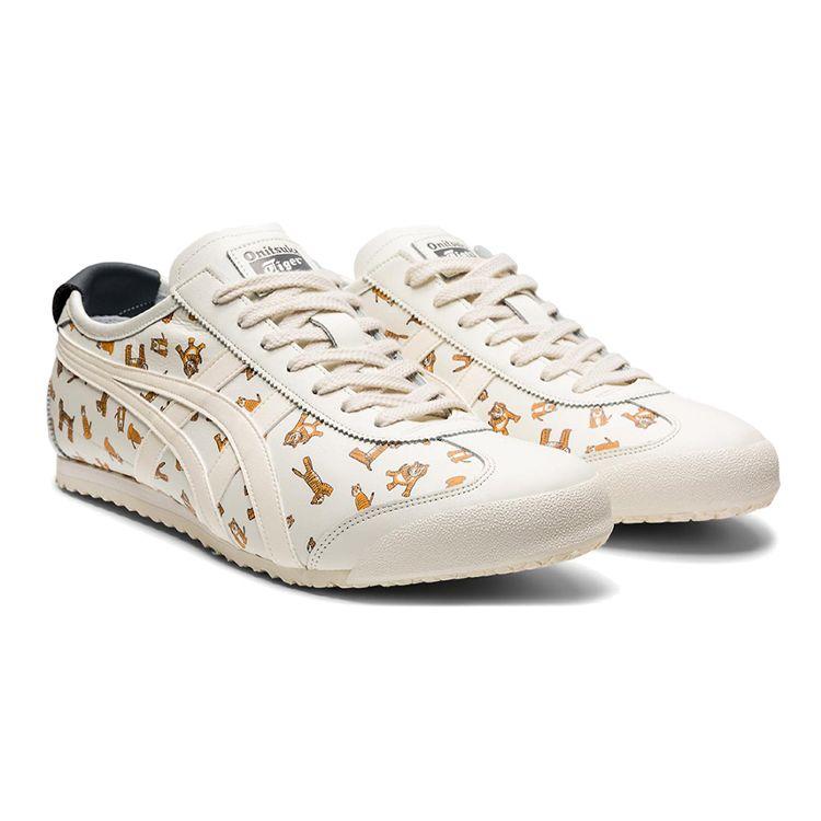 ONITSUKA TIGER Mexico 66 Model Tigru Alb Unisex Pantofi Sport Retro Lifestyle cu Top Jos 1183B785-100