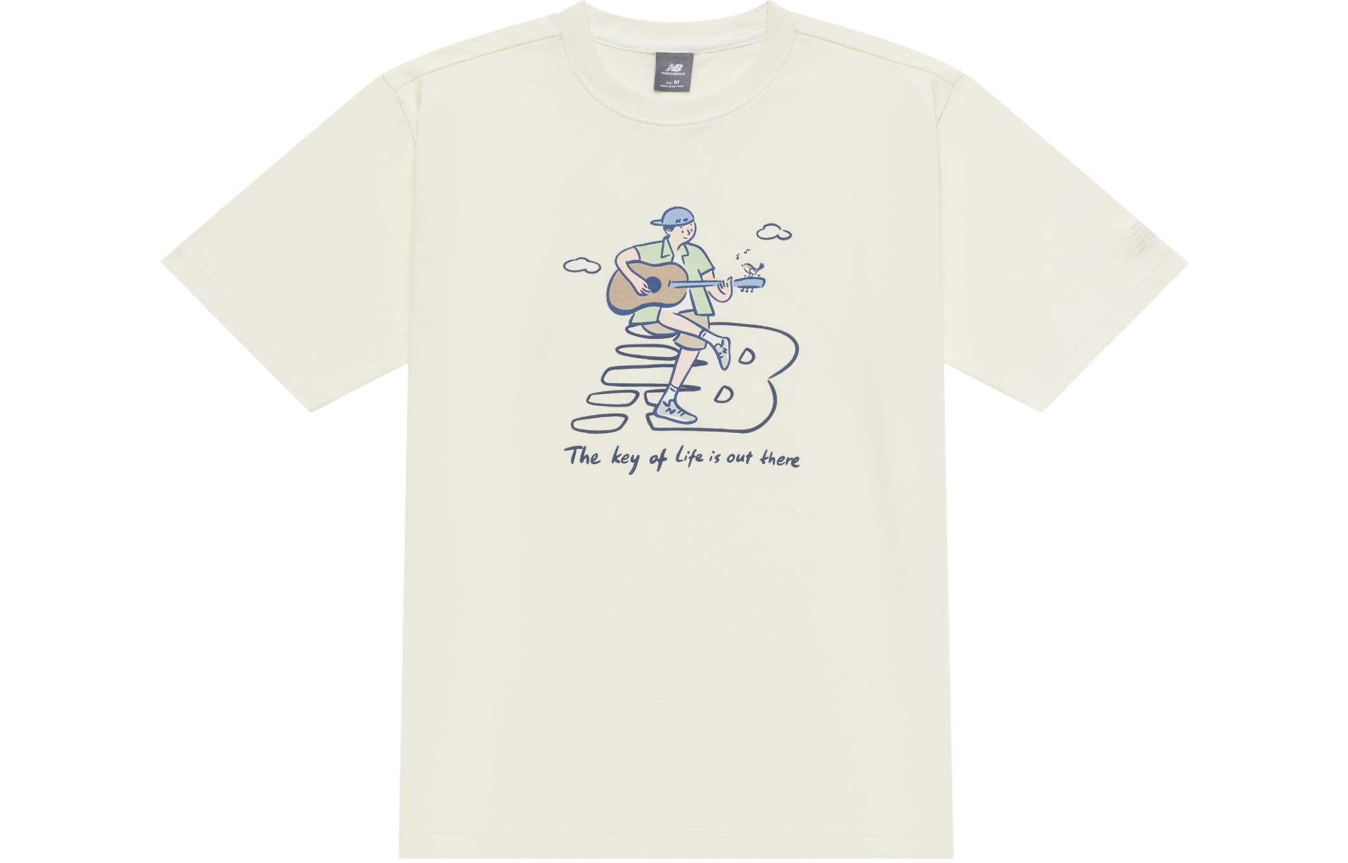 New Balance x PK SHEJISHILIANMING Attraction Lifestyle Illustration Collection T Shirt Unisex White NEE26021-IV S