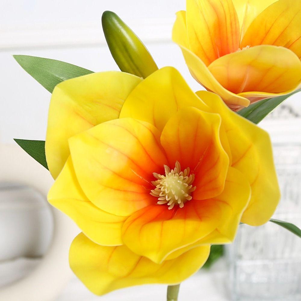 Fotografie Requisiten Magnolie Künstliche Blume Ornamente Festival Tischblumen Dekoration