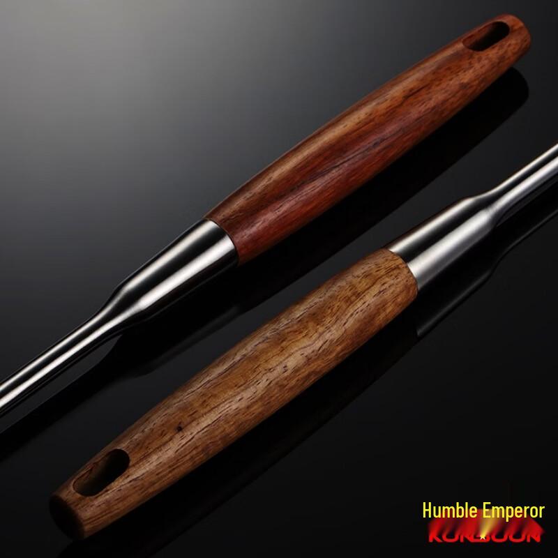 Qianxing 304 Stainless Steel Wooden Handle Soup Ladle Set