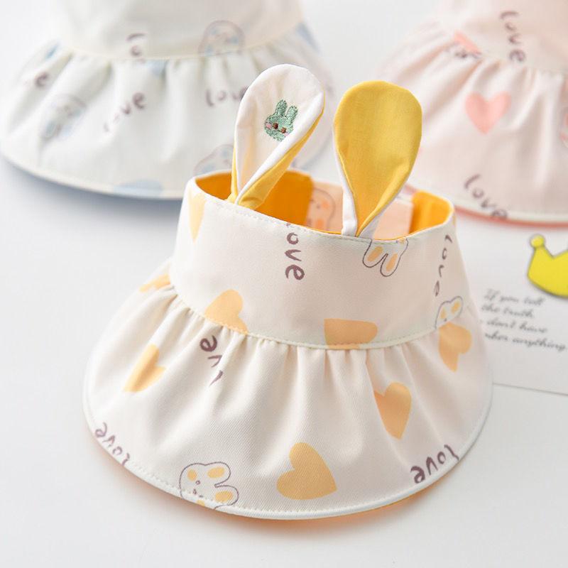 Baby Summer Sun Visor Hat Thin Breathable UV Protection Cap for Boys and Girls Cute Infant Sun Hat