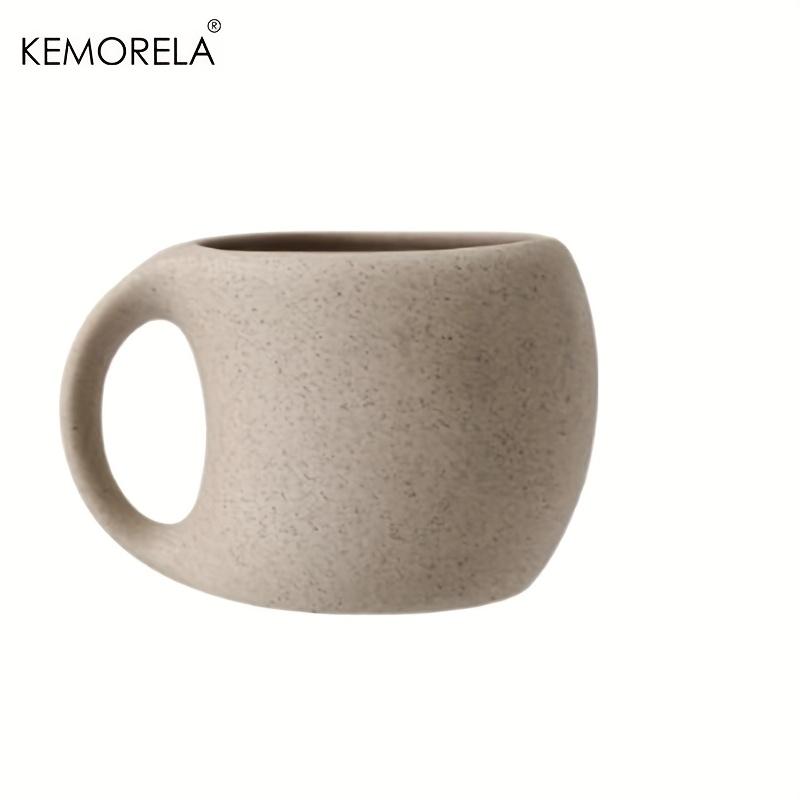 

1/2 шт. Керамические кофейные чашки с художественным крапчатым дизайном - Многоразовые и перерабатываемые чашки для латте, капучино, чая и эспрессо 200ml