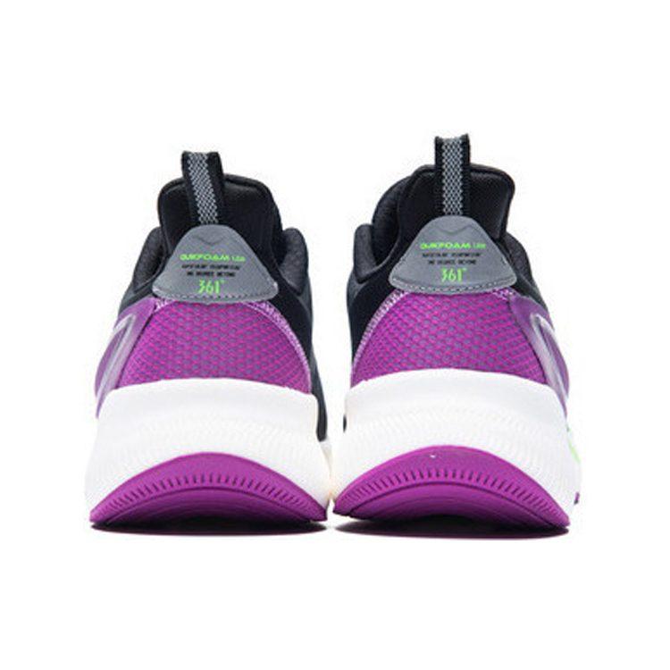 361 Night Shadows Cushioning Low Top Running Shoes Men's Black Purple 572032218-7
