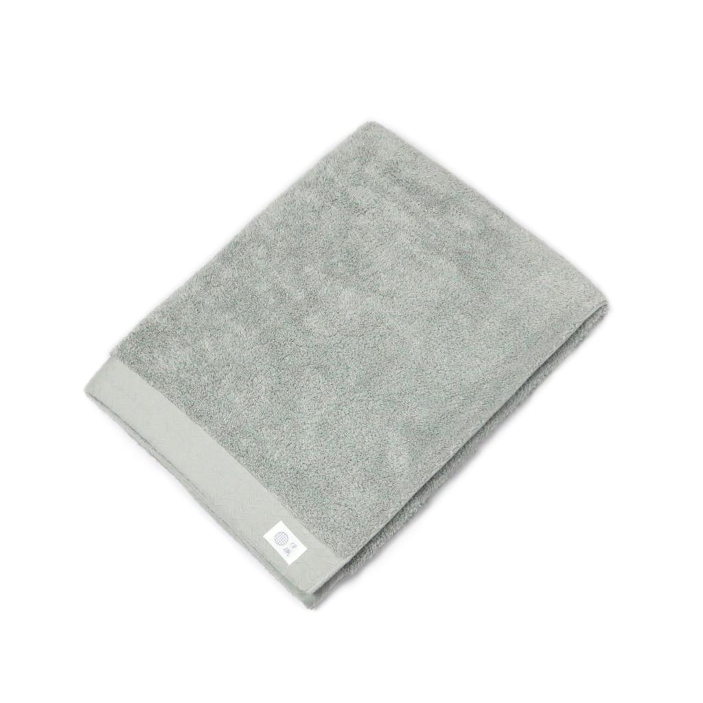 Imabari Towel Iori Half Towel Highly Absorbent kinome-kinome Blanket, Fluffy, Soft, (Light Gray)