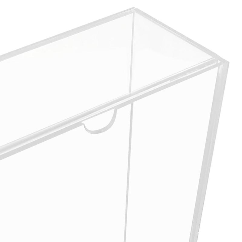 Modern Transparent Desktop Display Case Storage Box Artistic Design For Stationery Cosmetics Small Items Arrangement