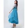 Incantevole Vestito Frozen Per Adulti Con Design Principessa Elsa In Morbida Miscela di Cotone