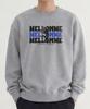 TENBLADE Premium Double-Sided/Fleece-Lined Mellow Cat Semi-Overfit 2-Color Graphic Sweatshirt