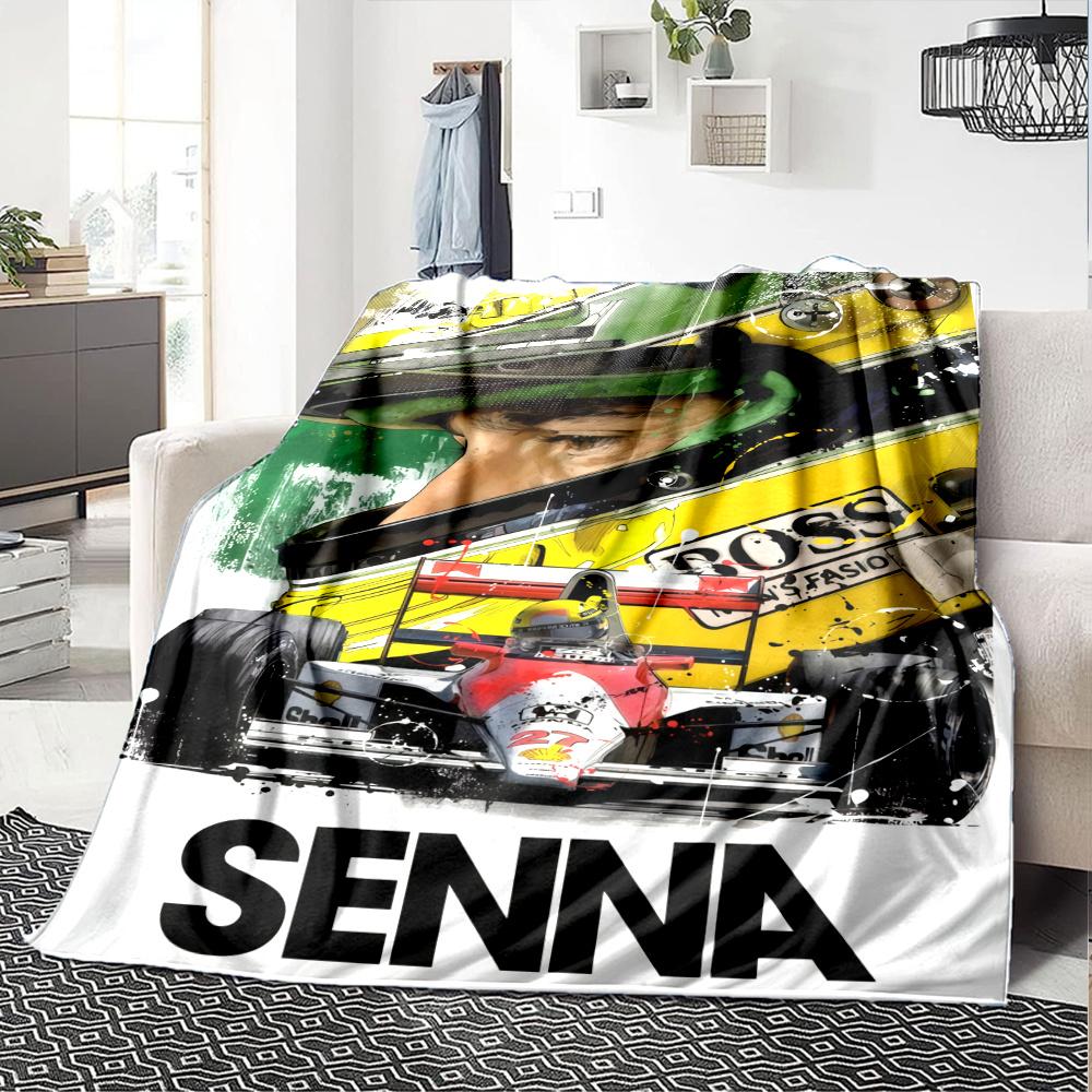 Ayrton Senna Blanket, High quality Comfortable for All Seasons, Home Decor, Warmth and Comfort