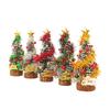 1/12 Dollhouse Mini Christmas Tree Cedar Tree Model Dollhouse Xmas Scene Decor Ornament Doll House Festival Decoration Toys