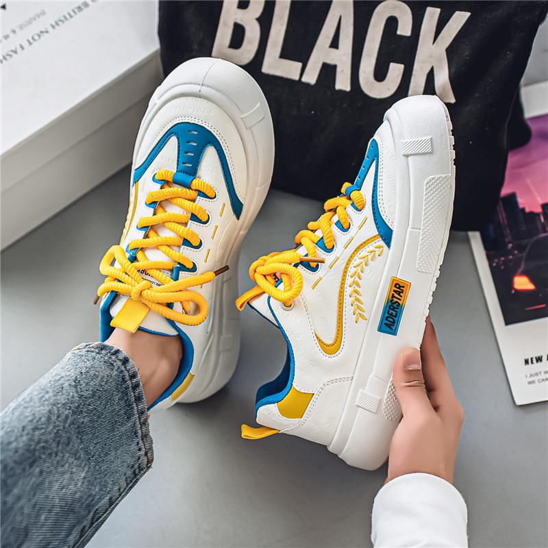 New Boutique Men's Breathable Sneakers Fashion Versatile Casual Board Shoes Lightweight Soft Bottom Youth Sports Running Shoes