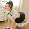 Manyan Sexy Lingerie: Cute Student Outfit with Pleated Skirt (College Style 9762)