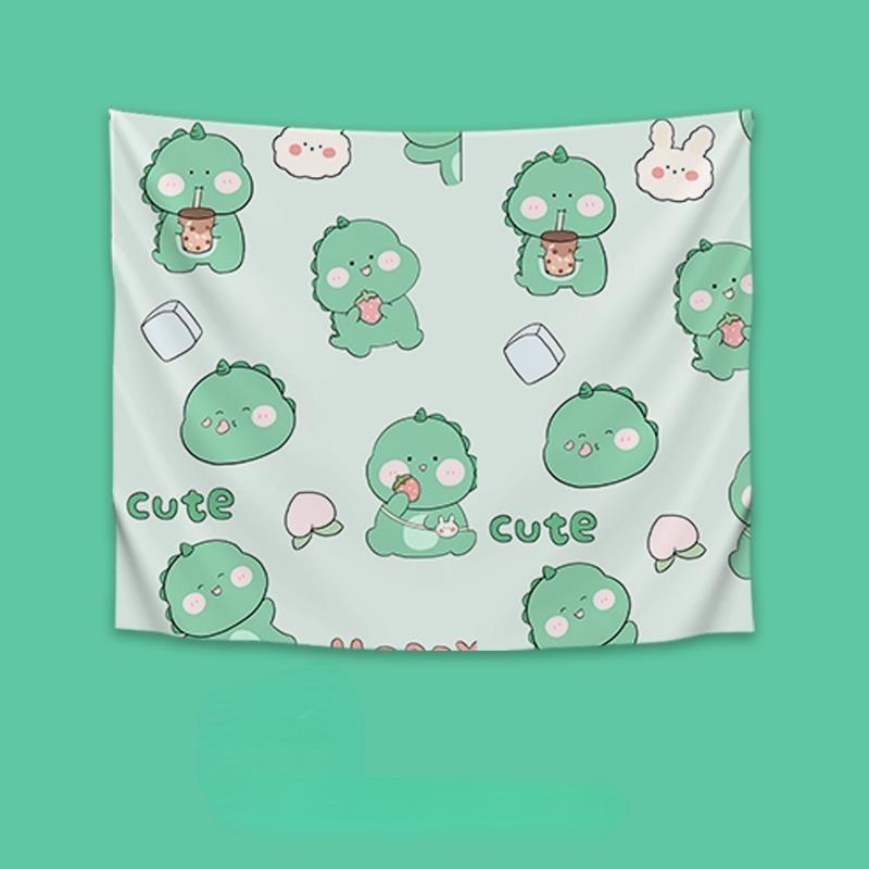 Cute Cartoon Bear Tapestry Bohemian Room Decoration Style Tapestry Essential Wall Cloth Tapestry for Dormitory Rooms