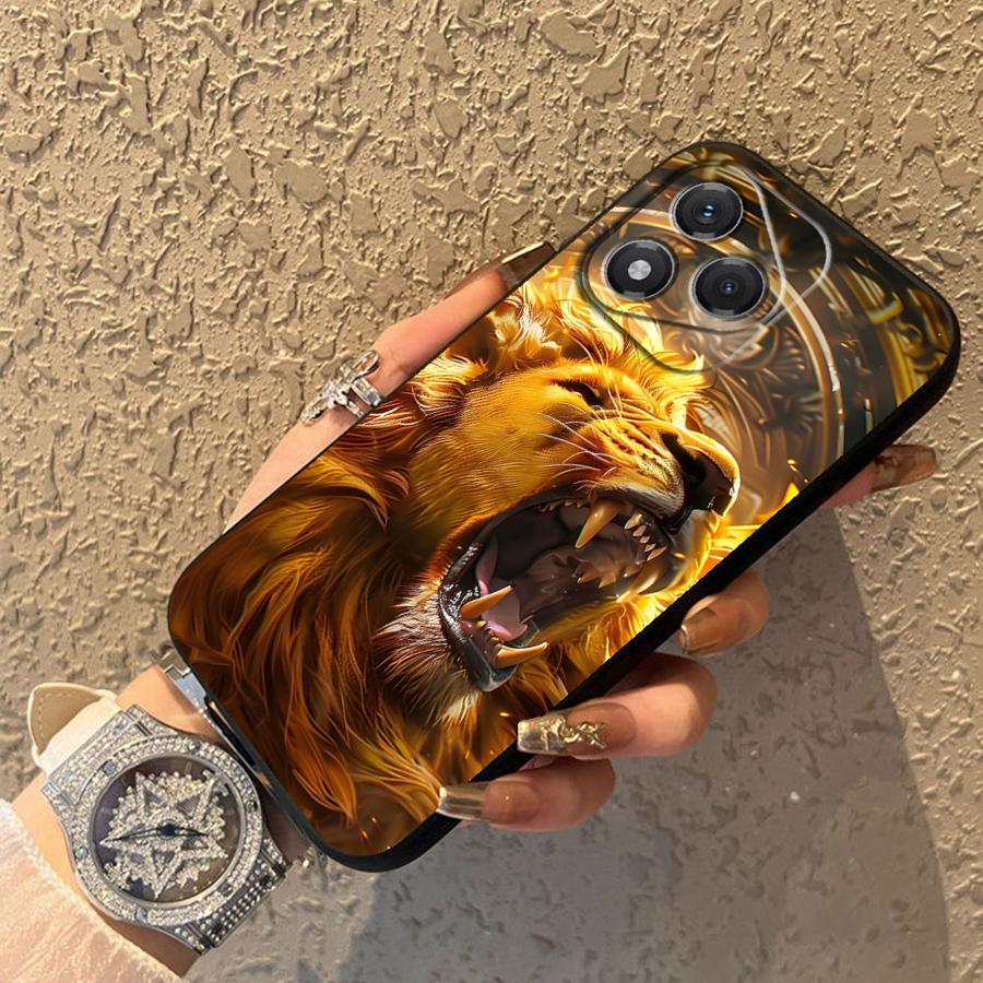 Funda Phone Cover Case for Honor X9a X8 X7 8X 200 400 Lite 70 90 X6 X5b Magic5Lite Cool Tiger Lion