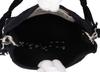 Vivienne Westwood Cotton Yarn Crochet Tote Small Shoulder Bag K004W in Black (4D030001U N401)