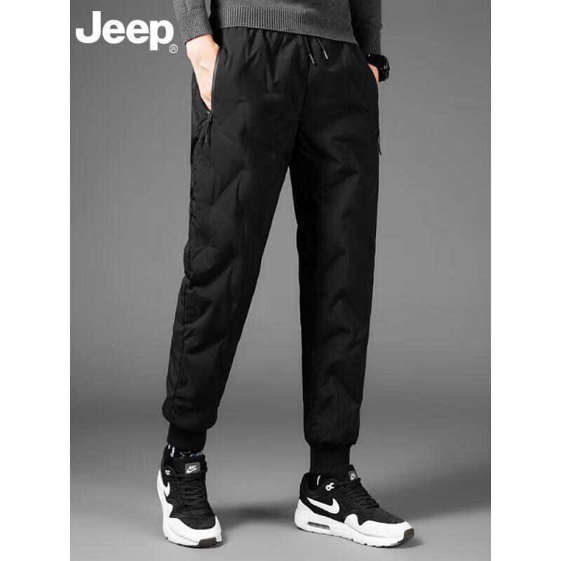 JEEP SPIRIT Men's Thermal Fleece-Lined Jogger Pants