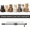 Safety Buckle Cat Collar Adjustable Reflective Strips Pet Tracking Collar Anti-Lost Waterproof For Airtag Collar For Air tag
