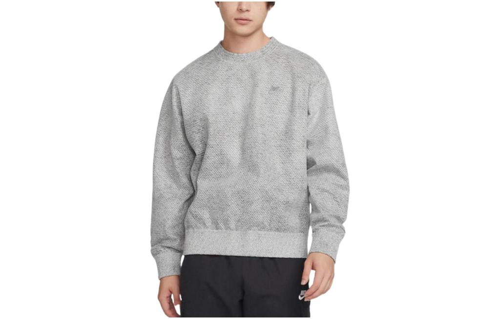 Nike Forward Sweatshirts Men's Gray Crew Neck Moderate Other DQ4265-077