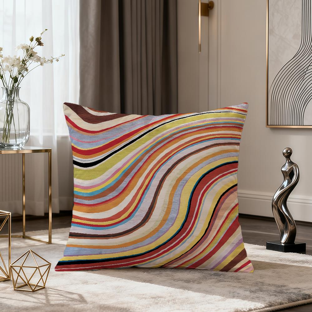 

brand soft Comfort Luxury fashion color art Pillowcase for Sofa SSmith nap Living Room party Home PPaul pet Decor Pillowcover 30x30CM(12x12in)