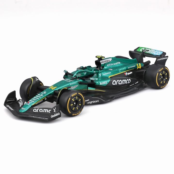 

Kyosho BURAGO 1/43 Aston Martin Aramco F1 Team AMR25 2025 Australian GP No. 14 Window Box Ready-to-Display Model BUR38250A