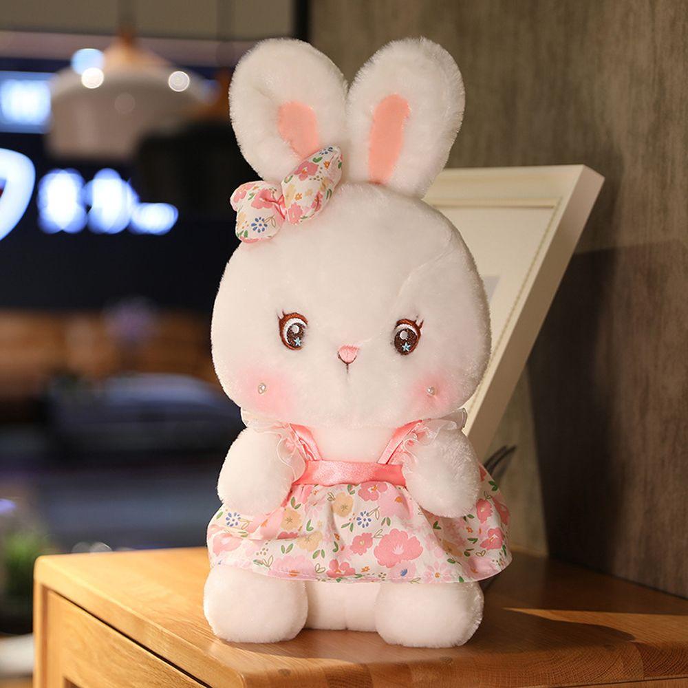 Simulation Rabbit Rabbit Plush Toys Stuffed Animal Toys Bunny Stuffed Doll Skirt Rabbit Doll