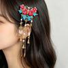 High-End Exquisite Butterfly Flower Hair Clip for Women - Stylish Side Hairpin and Bangs Accessory