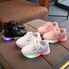 Child Sport Shoes Spring Luminous Fashion Breathable Kids Boys Net Shoes Girls LED Sneakers with Light Running Shoes Zapatillas