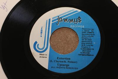7inch Record UPSURGE - Extortion NONE Jammy's Records Jamaica Reggae, Ska & Dub Used