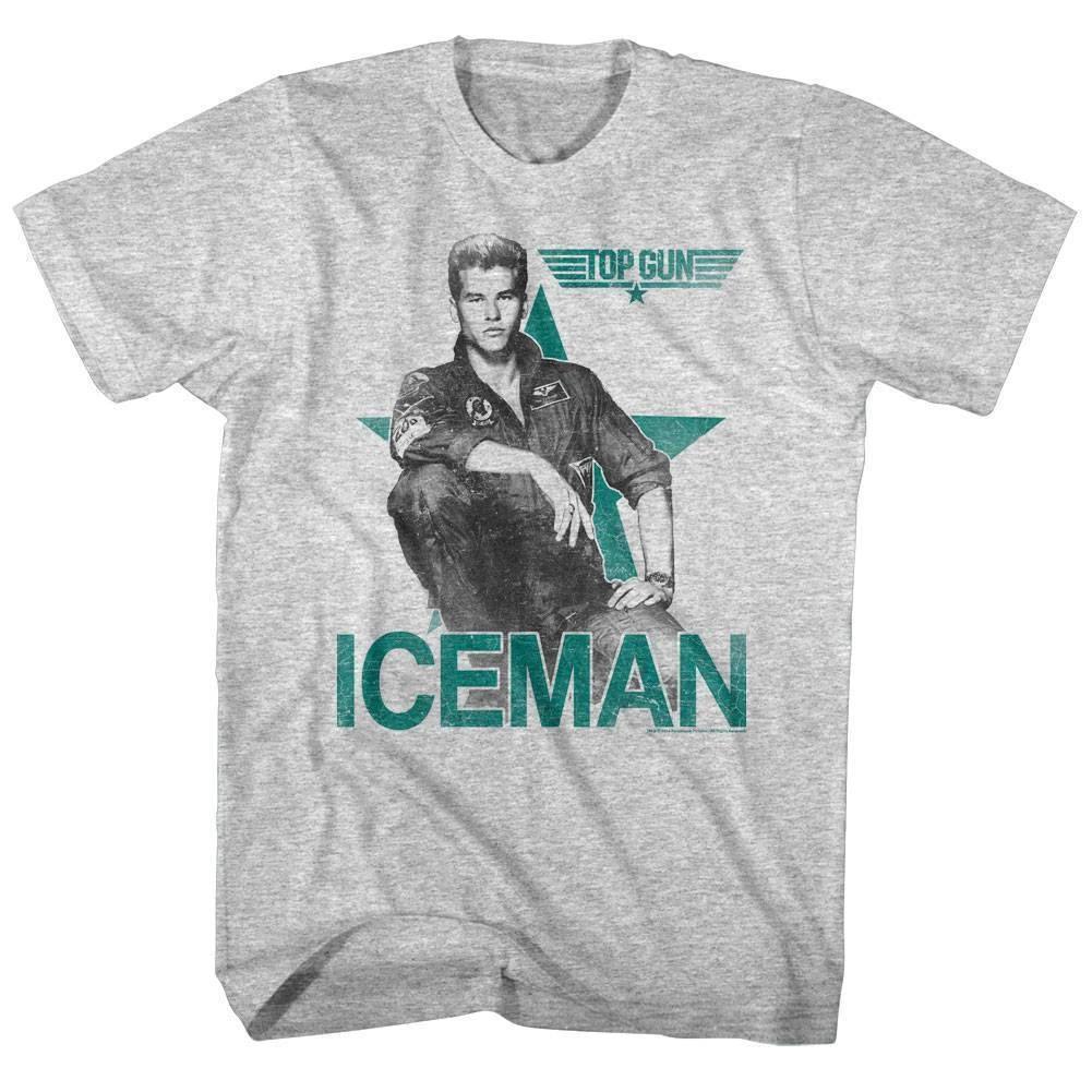 Top Gun Iceman Val Kilmer Men s T Shirt XL