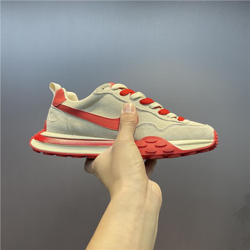 New Autumn Sports and Leisure Shoes Forrest Gump Shoes Sports Matte Leather Dad Shoes