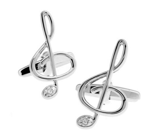 Music Series Men' Fashion Cuff Links Musical Instrument Guitar Microphone Piano Violin Drum DJ Design Quality Brass Cufflinks