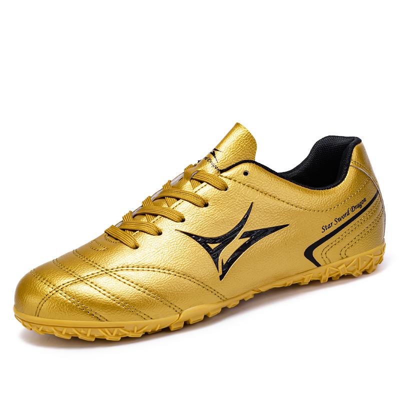 Fashion Green Men's Football Training Shoes Size 35-46 Soccer Turf Shoes Unisex Professional Indoor Futsal Sneakers Men