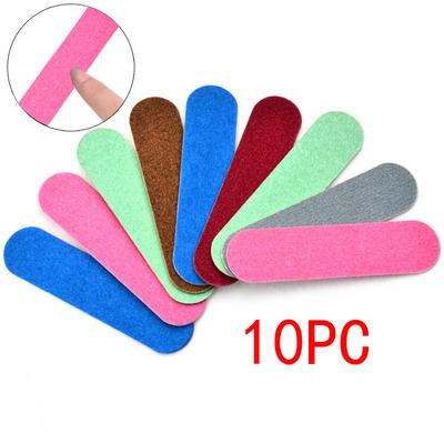 10pcs Nail File Professional Sandpaper File Buffer Block Manicure Polish Nail Art File Tools Accessory