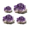 Unique Natural Amethyst, Crystal Cluster Specimen, Clusters Stone Geode Quartz