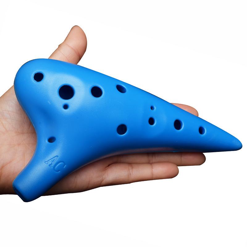 12-Hole Alto C Key Resin Ocarina: Beginner-Friendly Musical Instrument for Adults and Children.