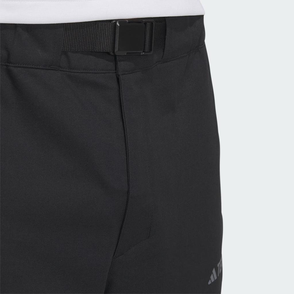 Adidas Cargo Pants With Solid Color Logo Knit Athletic Outdoor Men Bottoms Black IL8902