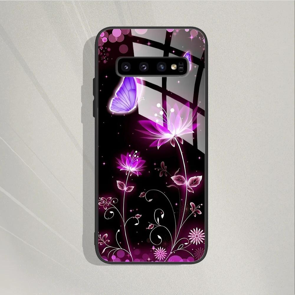 For Samsung Galaxy S10 S 10 Plus S10E Case Shockproof Tempered Glass Case Hard Back Cover Funda For Samsung S10 Case S 10 Bumper