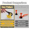 50/100Pcs Ceramic Tile Leveling Kit Floor Tile Leveling Adjustable System Clips for Tile Laying Wall Fixing Construction Tools