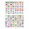 8 Sheets Watercolor Butterfly Wall Decals Peel And Stick 2D Butterfly