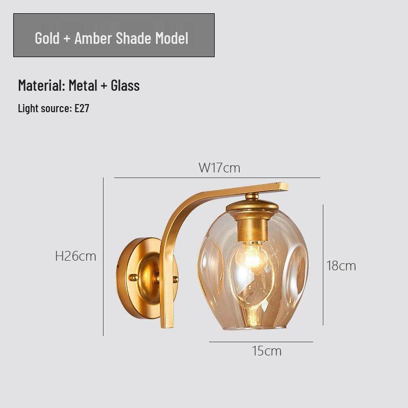 Modern Nordic LED Wall Lamp for Bedroom and Living Spaces