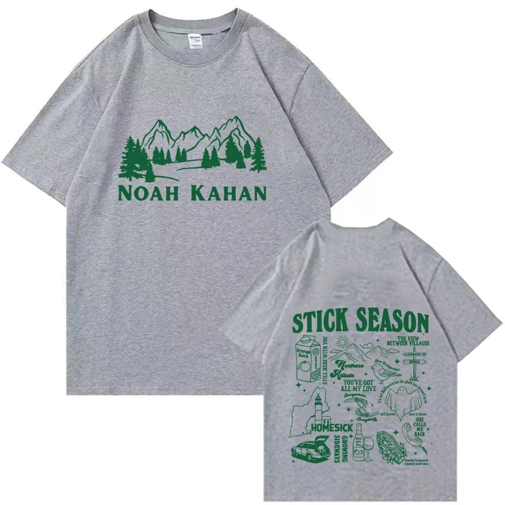 

Noah Kahan Stick Season 2025T-shirt Women O-neck Summer Casual Shirt T Shirt T Shirt for Men Regular Printing L