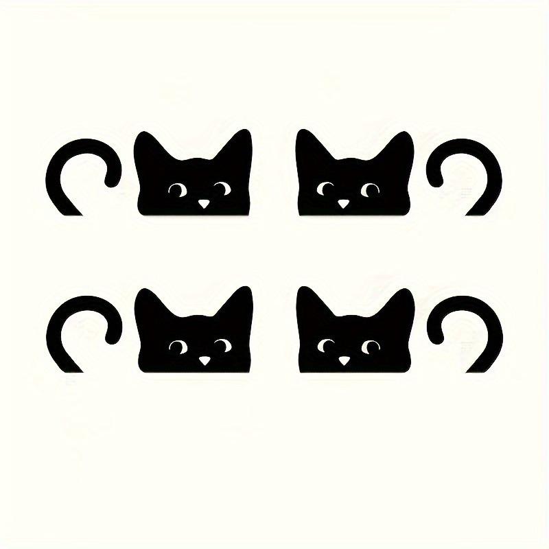 Car Rearview Mirror Funny Peeking Cartoon Sticker